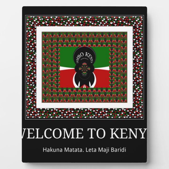 Welcome to Magical Kenya: Hakuna Matata Plaque (Front)