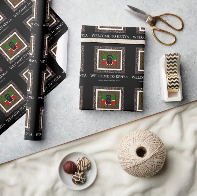 Welcome to Magical Kenya: Hakuna Matata Wrapping Paper (Crafts)