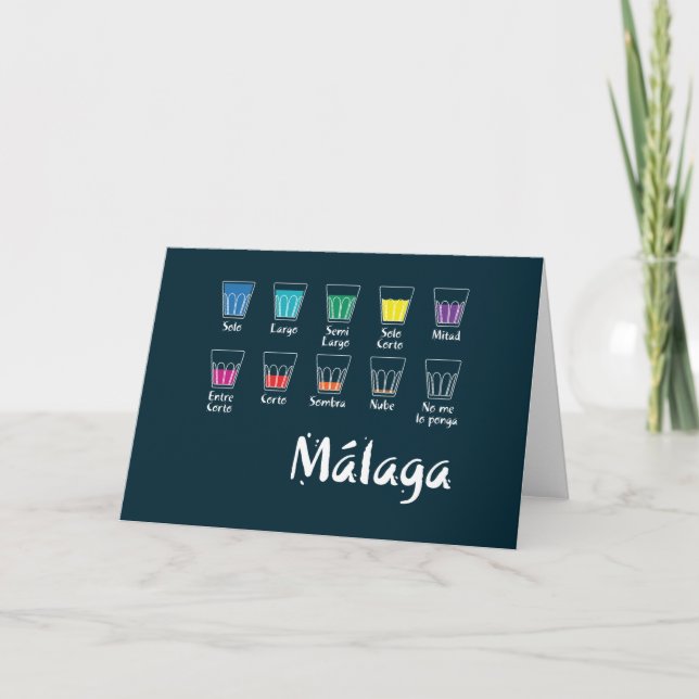 Welcome to Malaga 1: El Café Invitation (Front)
