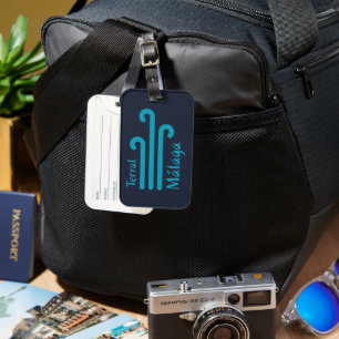 Welcome to Malaga 4: Terral Luggage Tag