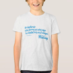 Welcome to Malaga 6: La ciudad irá en ti siempre Tri-Blend Shirt