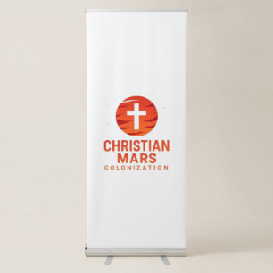 “Welcome to Mars – Space Adventure Party Banner” Retractable Banner