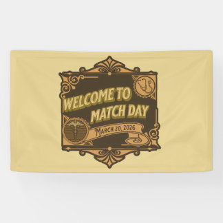 Welcome to Match Day 2026 Celebration Party Banner