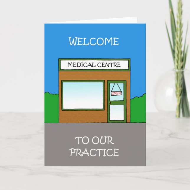 Welcome to Medical Centre Card (Front)