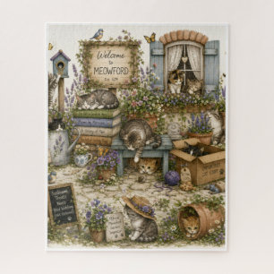 Welcome to Meowford Jigsaw Puzzle