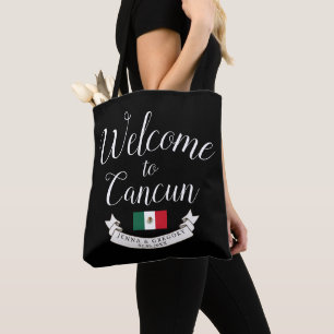 Welcome to Mexico   Destination Wedding Custom Tote Bag