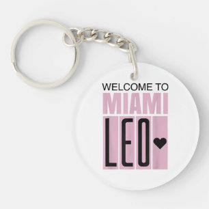 Welcome to Miami Leo 10 - GOAT Key Ring