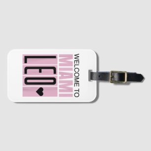 Welcome to Miami Leo 10 - GOAT Luggage Tag