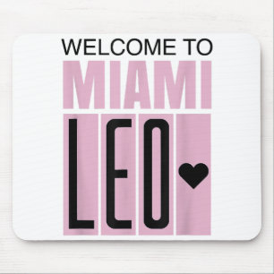 Welcome to Miami Leo 10 - GOAT  Mouse Mat