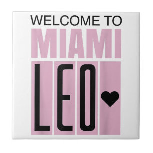 Welcome to Miami Leo 10 - GOAT Tile