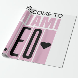 Welcome to Miami Leo 10 - GOAT  Wrapping Paper
