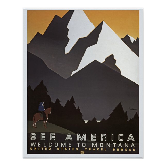 Welcome to Montana Poster (Front)
