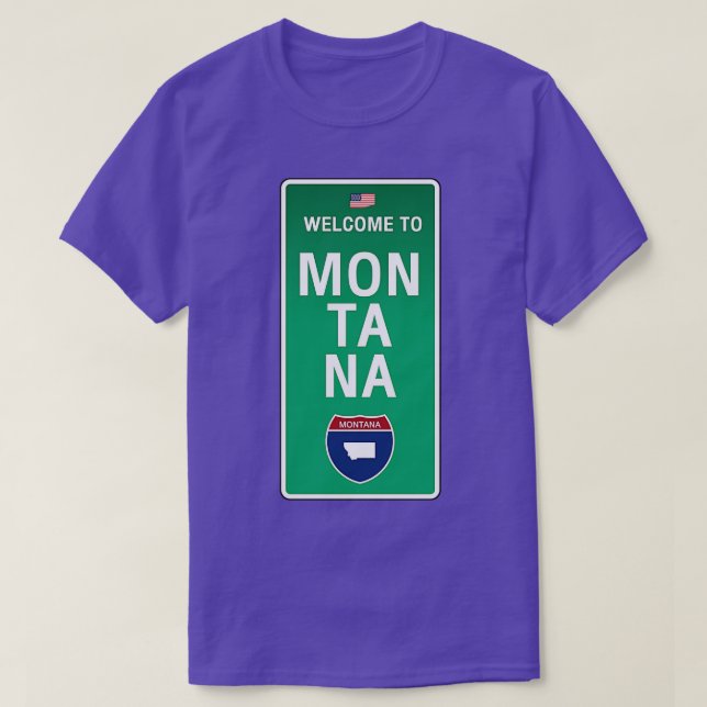 Welcome to Montana T-Shirt (Design Front)