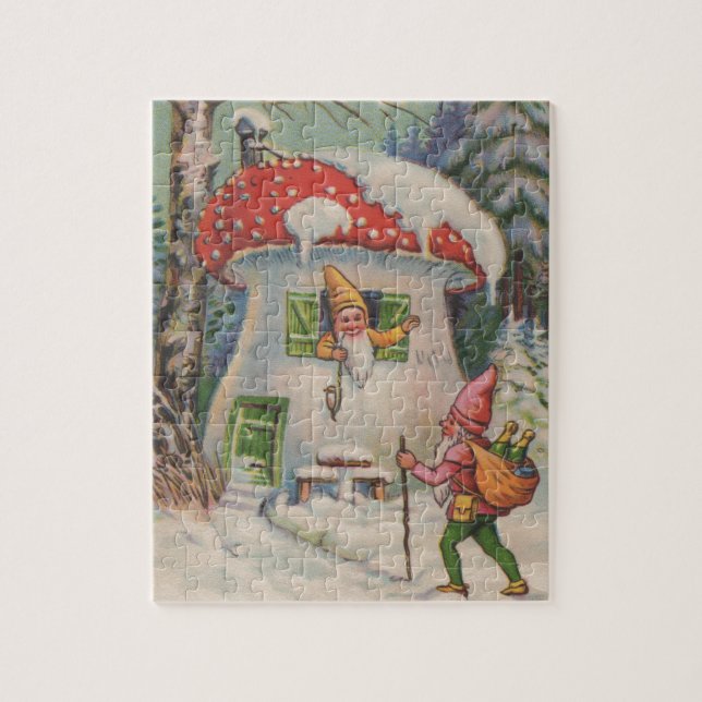 Welcome to Mushroom House Jigsaw Puzzle (Vertical)