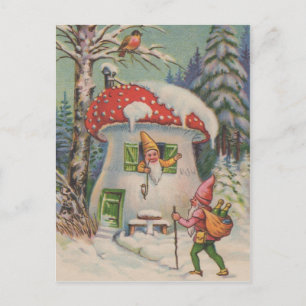 Welcome to Mushroom House Postcard