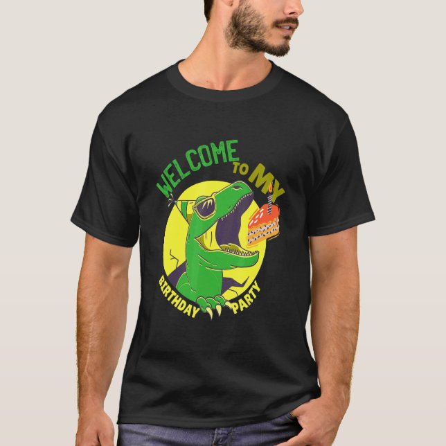 Welcome To My Birthday Party T-Shirt (Front)