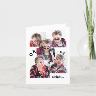 Welcome to my crazy world birthday card