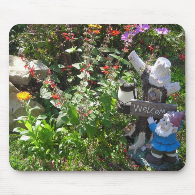 WELCOME TO MY GARDEN mousepad (Front)