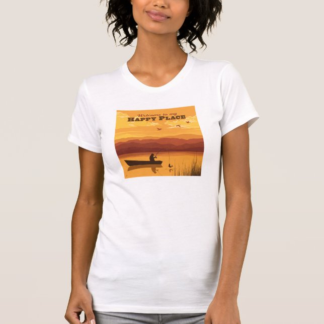 Welcome To My Happy Place T-Shirt (Front)