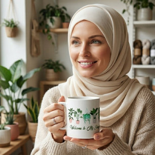 Welcome to My Jungle Funny Plant Lover Design Coffee Mug