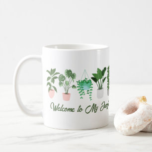 Welcome to My Jungle Funny Plant Lover Design Coffee Mug