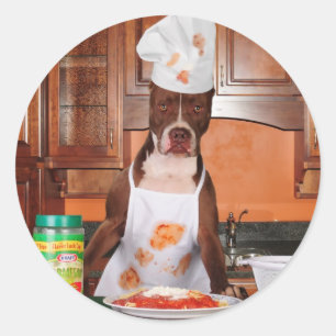 Welcome to my kitchen classic round sticker