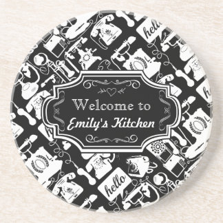 Welcome to My Kitchen Personalised Coasters