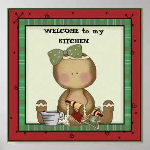 WELCOME to my KITCHEN poster