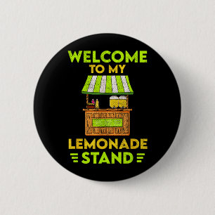 Welcome To My Lemonade Stand _ Summer _ Lemon 6 Cm Round Badge