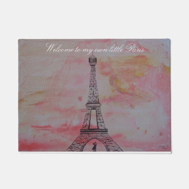 Welcome to my own little Paris Doormat (Front)