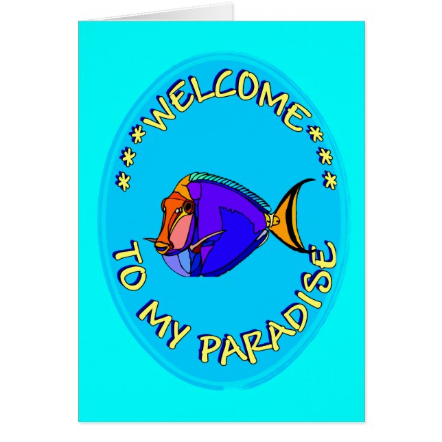 WELCOME TO MY PARADISE (Front)