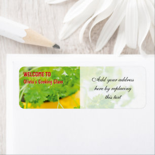 Welcome to Name’s Cooking Class Herb Art