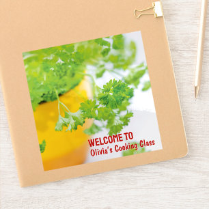Welcome to Name’s Cooking Class Herb Art