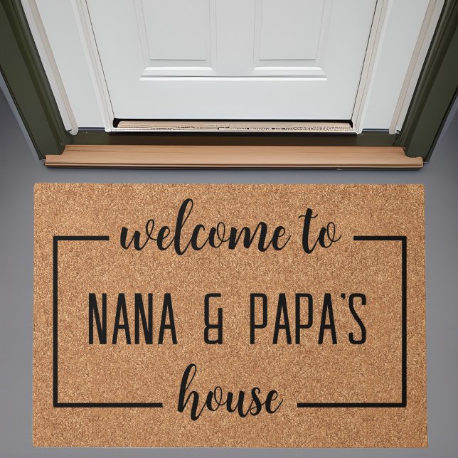 Welcome To NANA & PAPA'S House - Grandparents Doormat (Creator Uploaded)