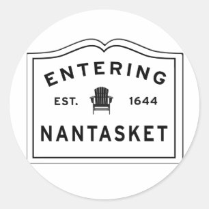 Welcome to Nantasket Classic Round Sticker