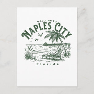 Welcome to Naples City Florida Postcard