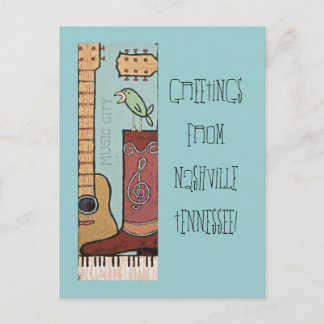Welcome to Nashville Postcard 2