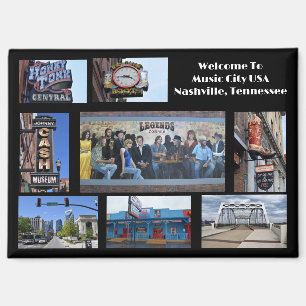 Welcome to Nashville Tennessee Magnet