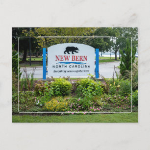 Welcome to New Bern NC Postcard