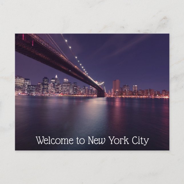 Welcome to New York City Postcard (Front)