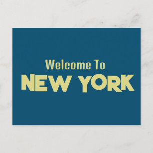 Welcome To New York Postcard