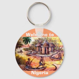 welcome to Nigeria - Customised Key Ring