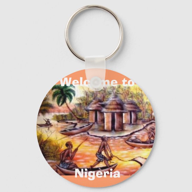 welcome to Nigeria Key Ring (Front)