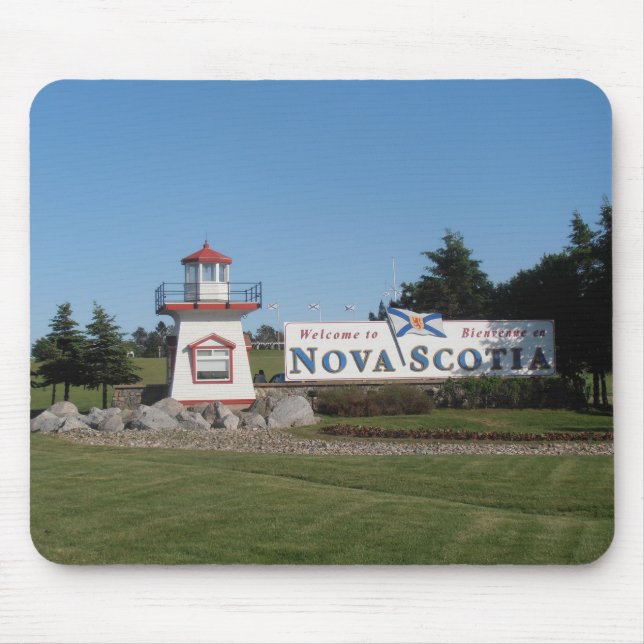 Welcome to Nova Scotia Mouse Mat (Front)