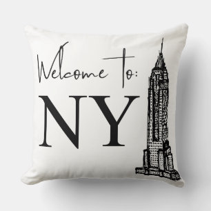 WELCOME TO NY CUSHION