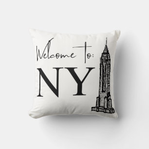 WELCOME TO NY CUSHION