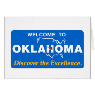 Welcome to Oklahoma - USA Road Sign