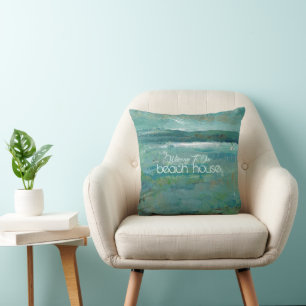 Welcome To Our Beach Home Cushion