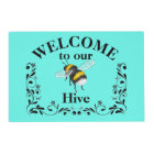 Welcome to our bee hive placemat