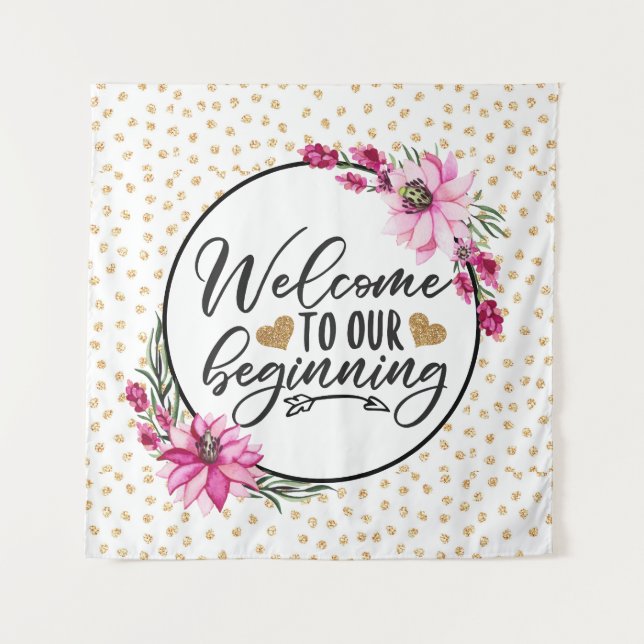 Welcome to our beginning tapestry (Front)